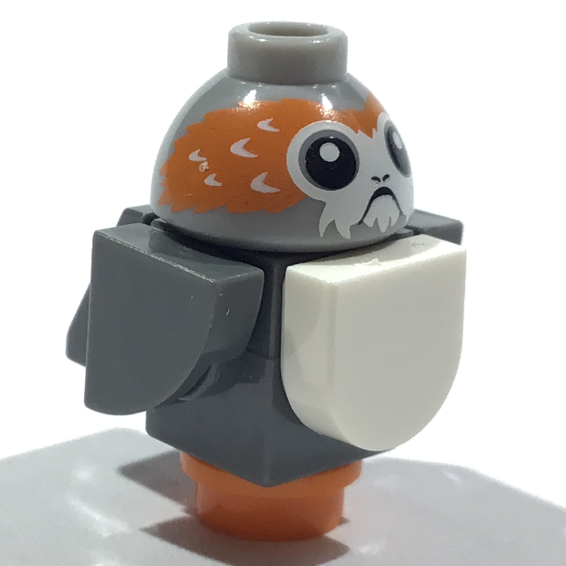 Porg - queue gris bleuté foncé (Porg - Dark Bluish Grey Tail)