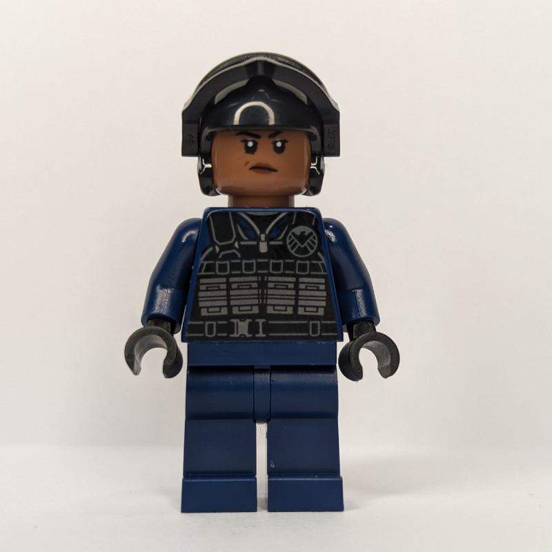 Agent bouclier, tête brun moyen (SHIELD Agent, Medium Brown Head)