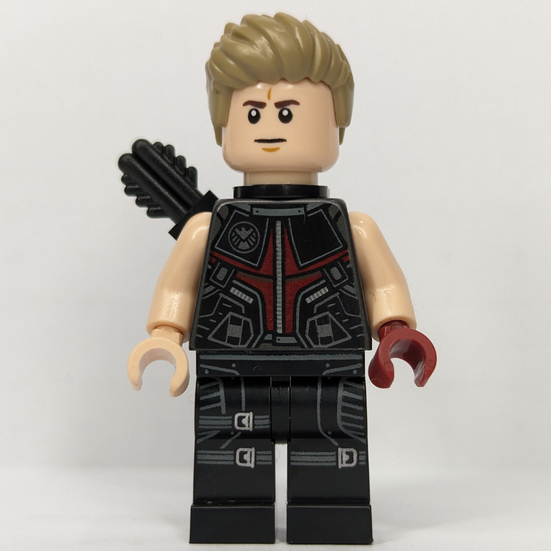 Hawkeye, cheveux beige foncé, main rouge foncé (Hawkeye, Dark Tan Hair, Dark Red Hand)