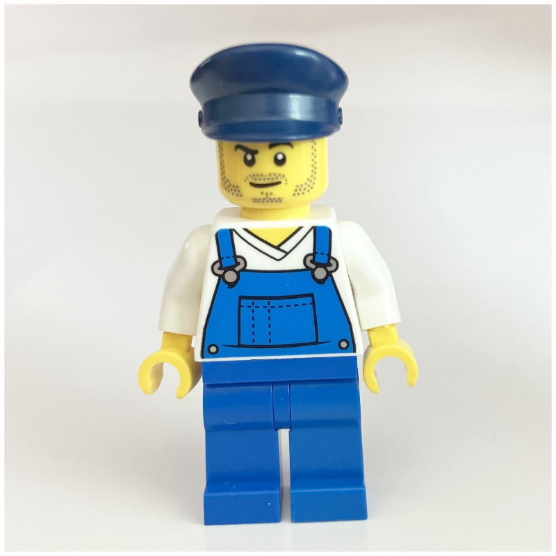 Conducteur de train, salopette bleue (Train Driver, Blue Overall)