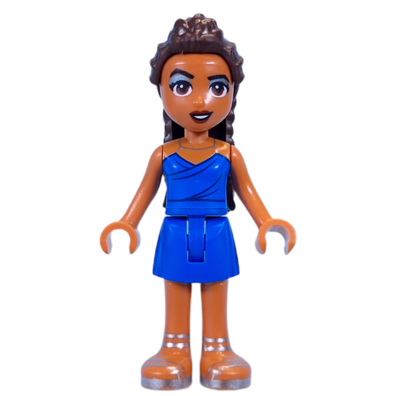 Andrea — adulte, robe bleu foncé (Andrea - Adult, Dark Blue Dress)