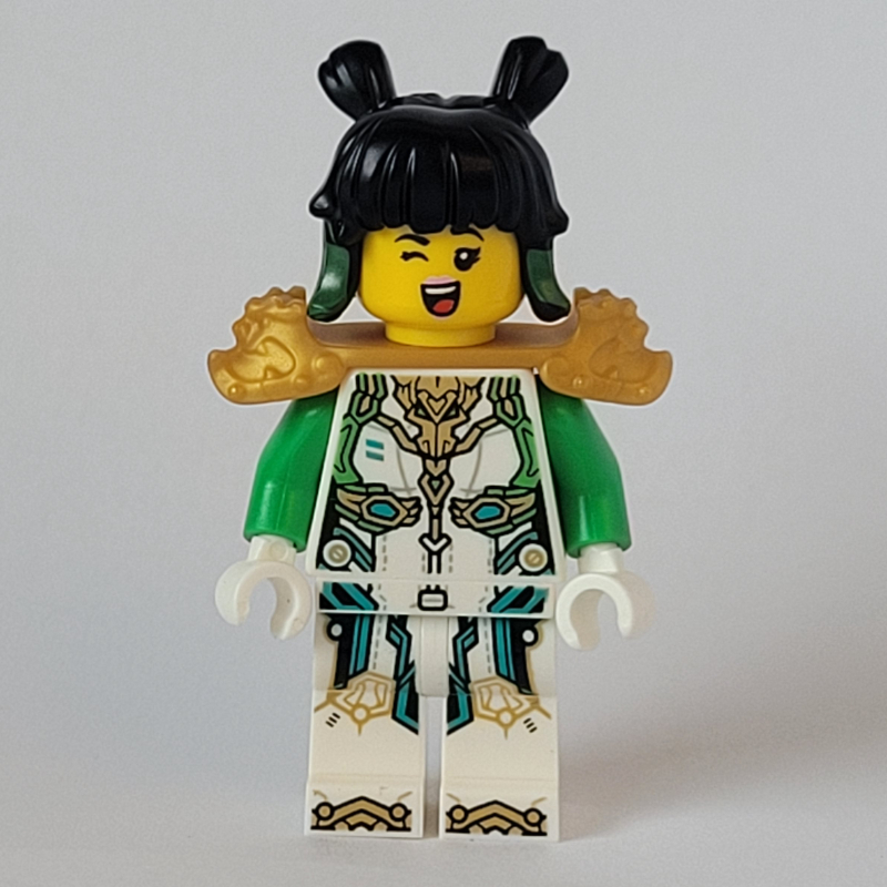Mei, armure blanche, perle d'or devrait garder (Mei, White Armor, Pearl Gold Should Guard)