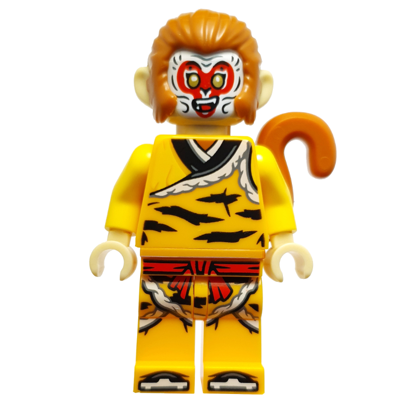 Singe roi, rouge et blanc facepaint (Monkey King, Red and White Facepaint)