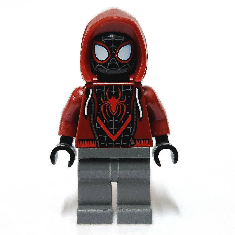 Spider-Man (Miles Morales), sweat à capuche rouge foncé (Spider-Man (Miles Morales), Dark Red Hoodie)