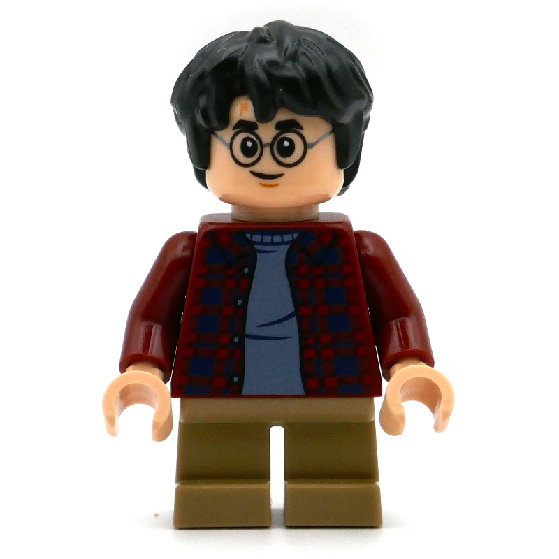 Harry Potter, veste rouge foncé, jambes beige foncé (Harry Potter, Dark Red Jacket, Dark Tan Legs)