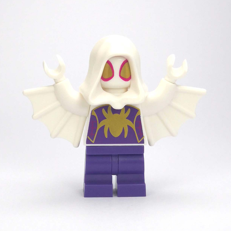 Gwen Stacy / fantôme-araignée, jambes courtes, ailes de chauve-souris (Gwen Stacy / Ghost-Spider, Short Legs, Bat Wings)