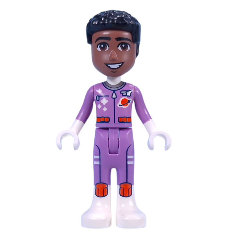 Costume spatial william, adulte, lavande (William, Adult, Lavender Space Suit)