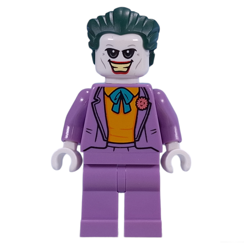 Le Joker, tenue lavande moyen, cheveux vert foncé (The Joker, Medium Lavender Suit, Dark Green Hair)