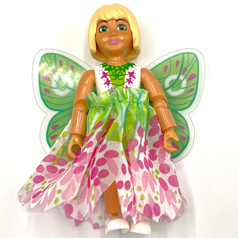 Belville fée, robe avec ailes vertes (Belville Fairy, Dress with Green Wings)