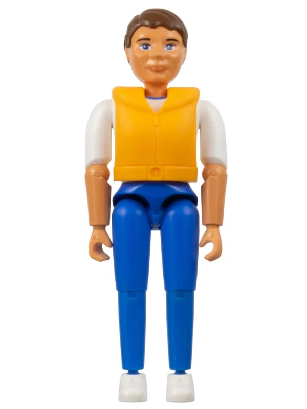 Figurine Belville, gilet de sauvetage orange (Belville Figure, Orange Life Vest)