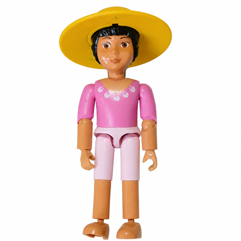 Figurine Belville, chapeau jaune (Belville Figure, Yellow Hat)