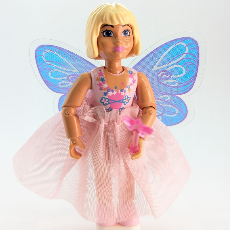 Belville fée, robe avec ailes bleues (Belville Fairy, Dress with Blue Wings)