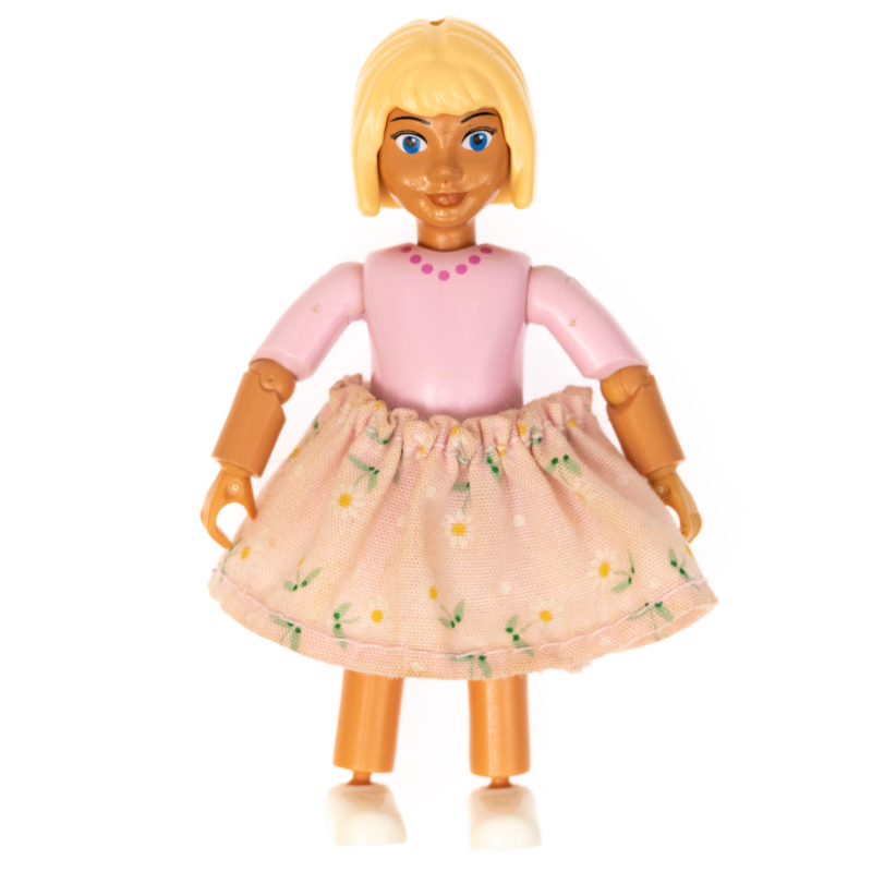 Belville figurine, fille, robe rose (Belville Figure, Girl, Pink Dress)