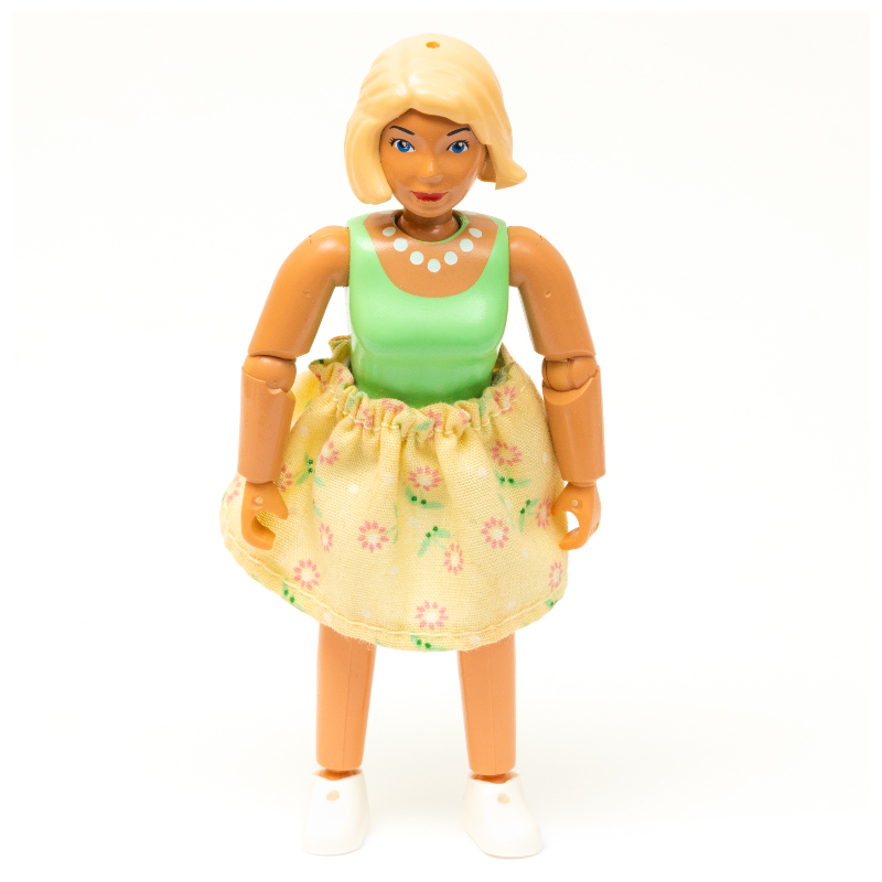Figurine Belville, jupe jaune clair (Belville Figure, Light Yellow Skirt)