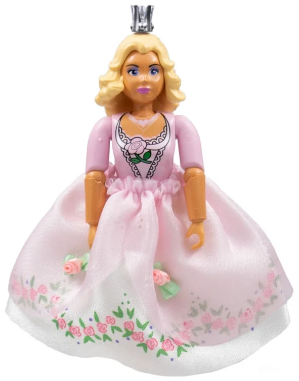 Princesse rosaline, robe rose (Princess Rosaline, Pink Dress)