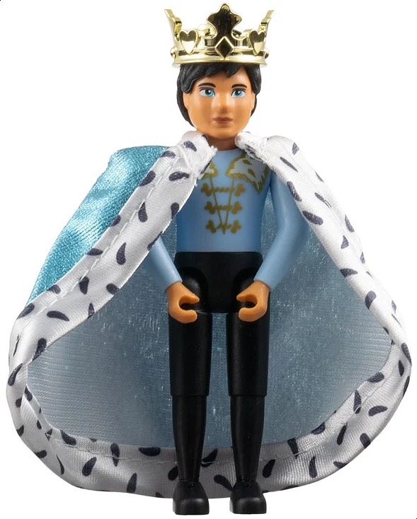 Roi de Belville, cape bleu ciel (Belville King, Sky Blue Cape)