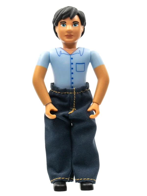Figurine Belville, pantalon bleu foncé (Belville Figure, Dark Blue Pants)