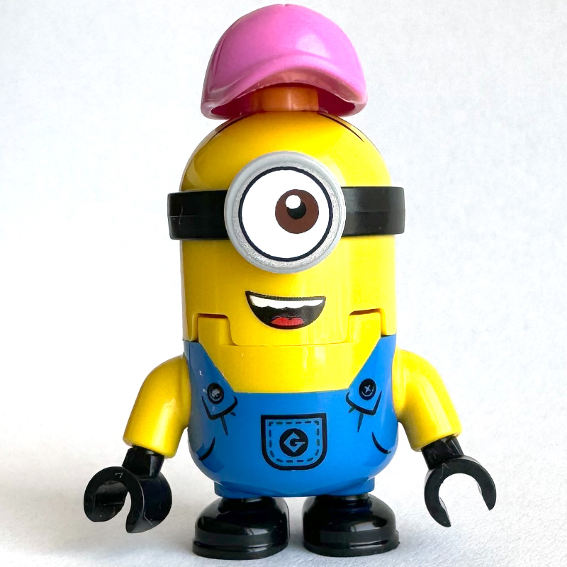 Minion mel, casquette rose foncé (Minion Mel, Dark Pink Cap)