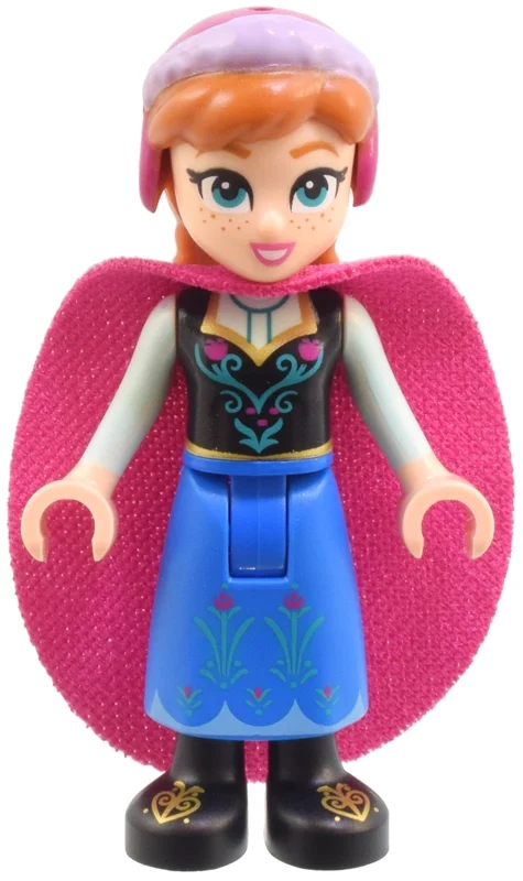 Anna — chapeau magenta, cape, grands yeux (Anna - Magenta Hat, Cape, Big Eyes)