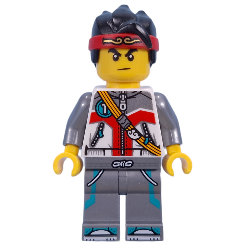 Monkie Kid, tenue blanche et argent mat (Monkie Kid, White and Flat Silver Suit)