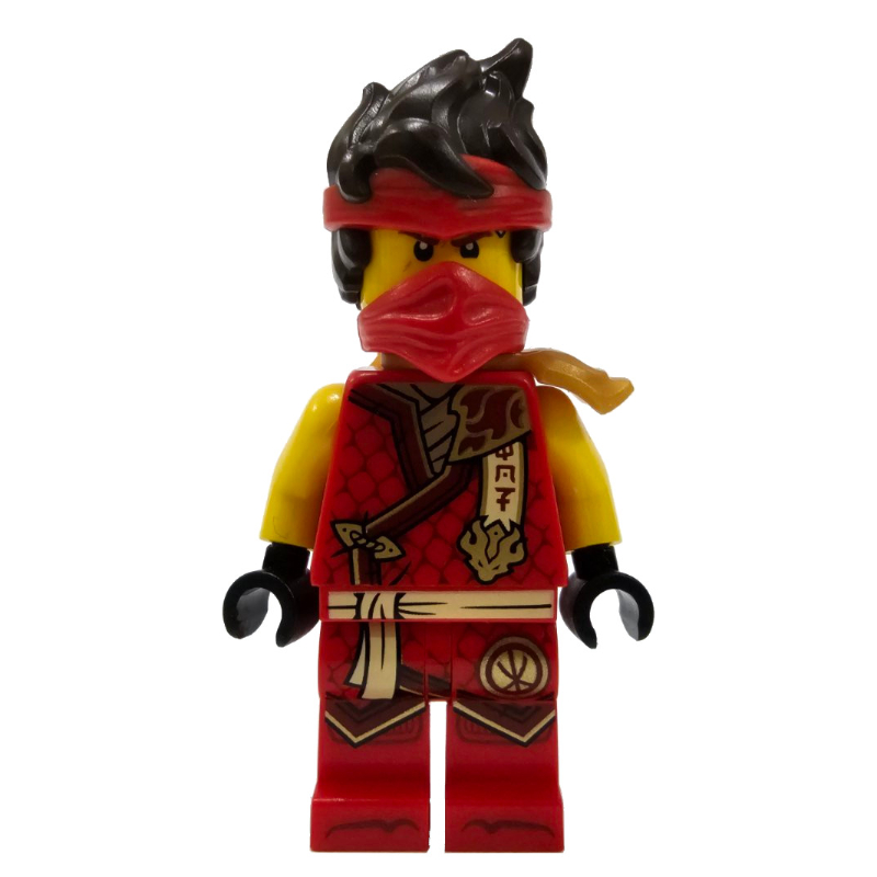 Kai, robes rouges, garde d'épaule, masque (Kai, Red Robes, Shoulder Guard, Mask)