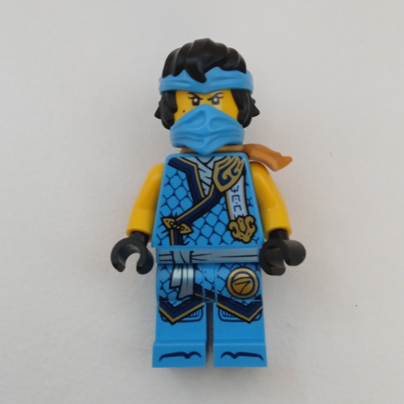 Nya, robe azur foncé, épaulière (Nya, Dark Azure Robes, Shoulder Guard)