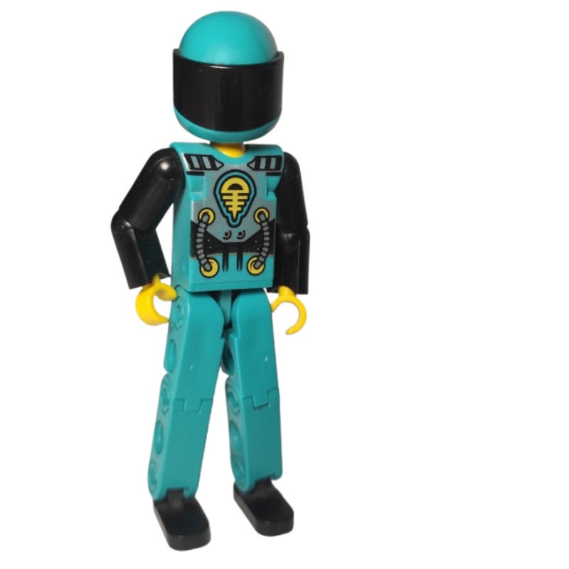 Turquoise foncé cyber attaquants pilote (Dark Turquoise Cyber Strikers Driver)