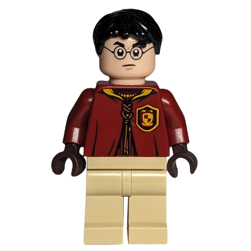 Harry Potter, uniforme de quidditch gryffondor rouge foncé et beige (Harry Potter, Dark Red and Tan Gryffindor Quidditch Uniform)