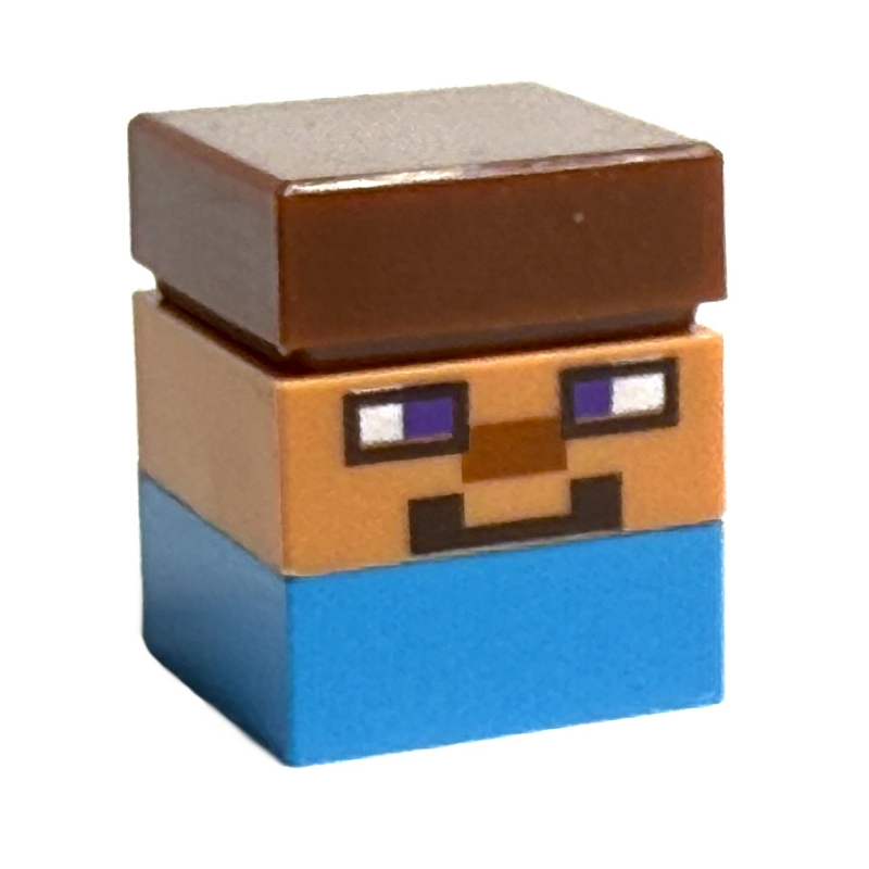 Micromob Steve, jambes azur foncé, cheveux brun rougeâtre (Micromob Steve, Dark Azure Legs, Reddish Brown Hair)