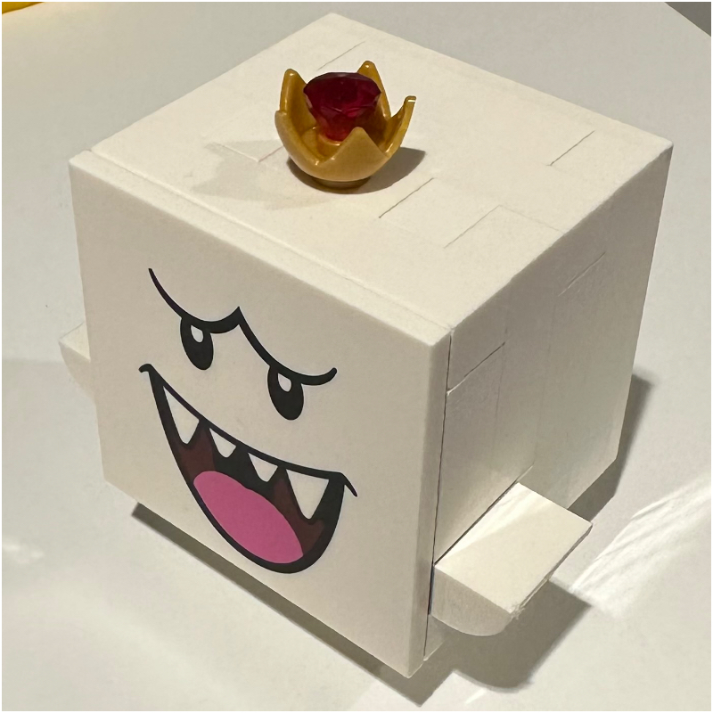 King boo - langue rose foncé (King Boo - Dark Pink Tongue)