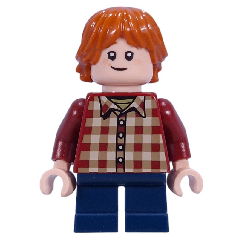 Ron Weasley, chemise rouge foncé, jambes courtes bleu foncé (Ron Weasley, Dark Red Shirt, Dark Blue Short Legs)