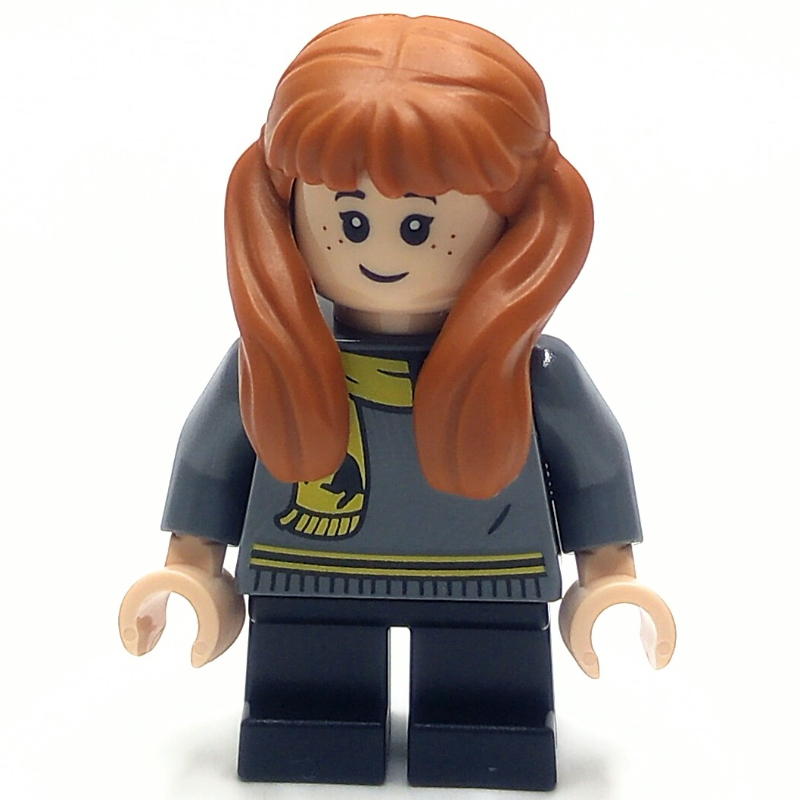 Os susan, jambes courtes, pull gris bleuté foncé, écharpe (Susan Bones, Short Legs, Dark Bluish Grey Sweater, Scarf)