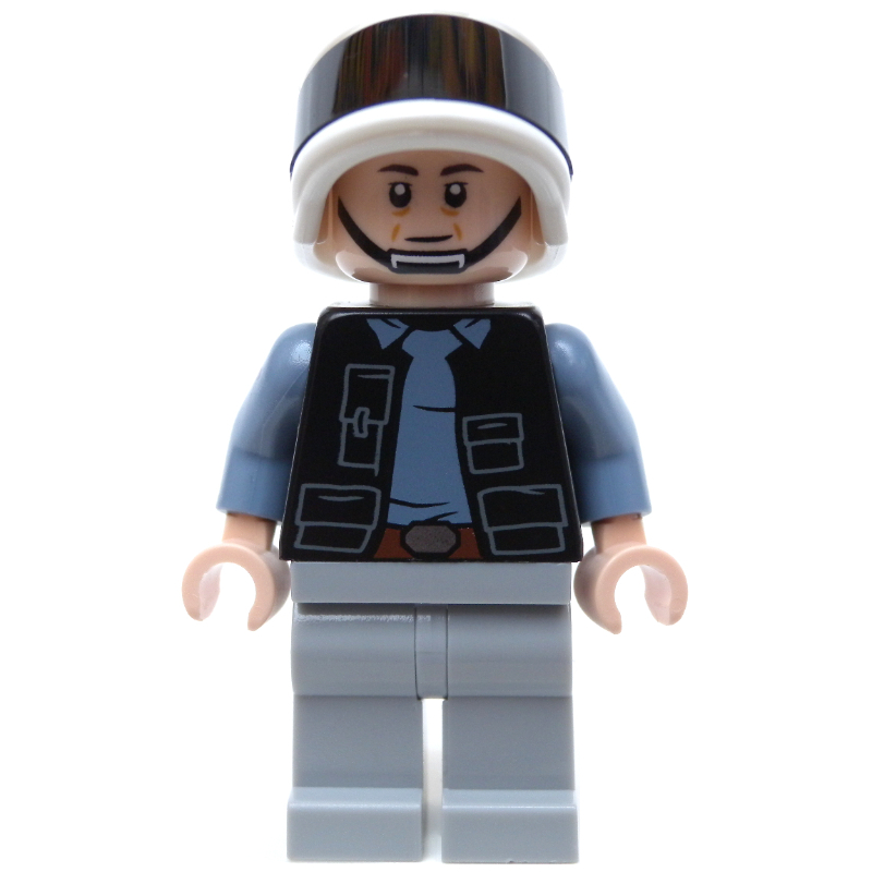 Soldat rebelle / soldat de la flotte rebelle, tête de nougat clair (peur / neutre) (Rebel Trooper / Rebel Fleet Trooper, Light Nougat Head (Scared / Neutral))