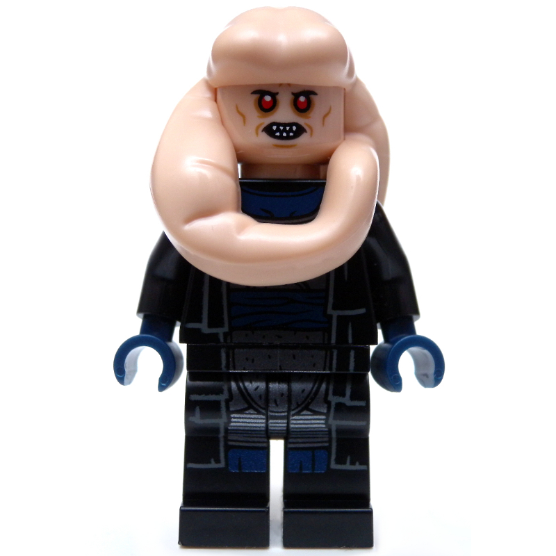 Bib Fortuna, tenue noire, mains bleues (Bib Fortuna, Black Suit, Blue Hands)