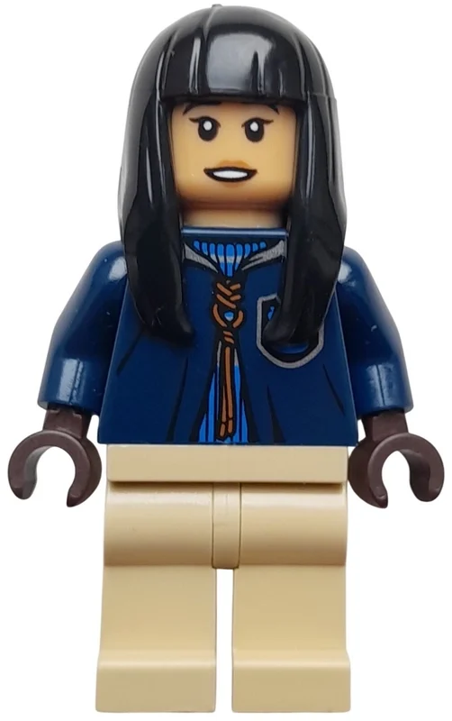 Cho Chang - uniforme de quidditch bleu foncé, jambes beiges (Cho Chang - Dark Blue Quidditch Uniform, Tan Legs)