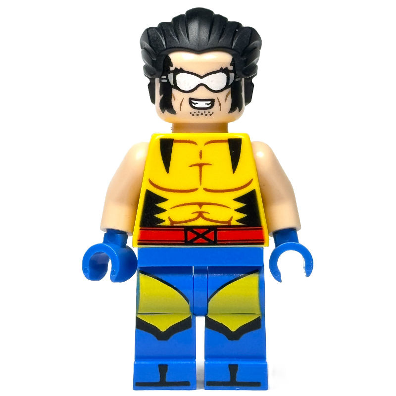 Wolverine, cheveux, costume x-hommes jaune, bras sans motif (Wolverine, Hair, Yellow X-Men Suit, Plain Arms)