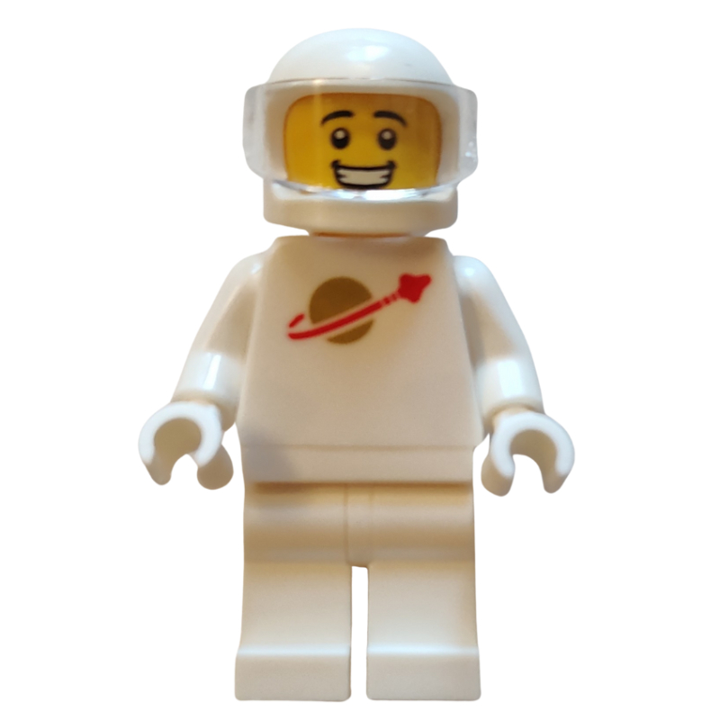 Espace classique, blanc avec 3626cpr1966 tête, visière (Classic Space, White with 3626cpr1966 Head, Visor)
