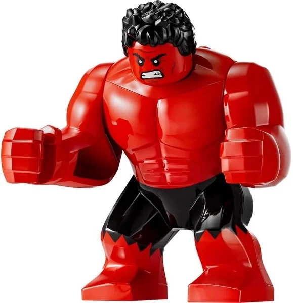 Coque rouge (grosse figue), tête rotative (Red Hulk (Big Fig), Rotatable Head)