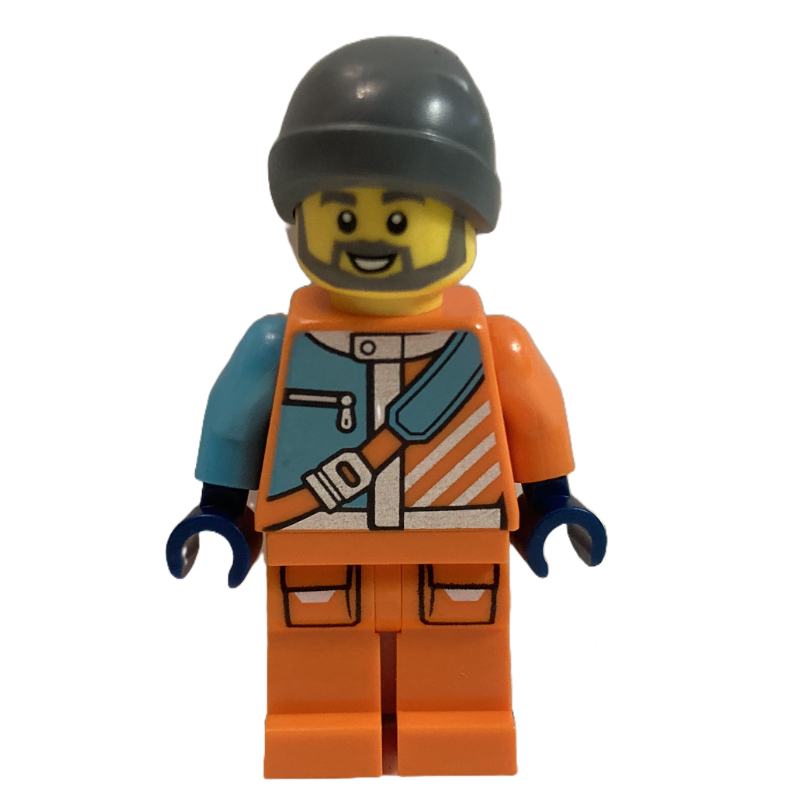 Explorateur arctique, tenue orange, bonnet, sac à dos (Arctic Explorer, Orange Suit, Beanie, Backpack)