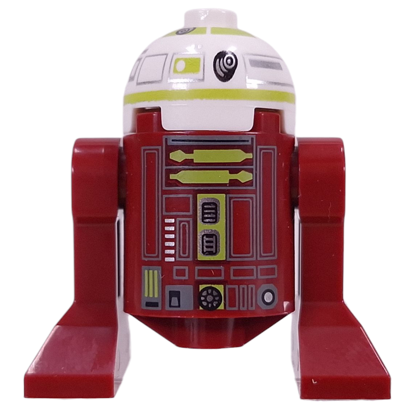 Droïde astromécano, R7-A7, rectangles gris bleuté foncé (Astromech Droid, R7-A7, Dark Bluish Grey Rectangles)