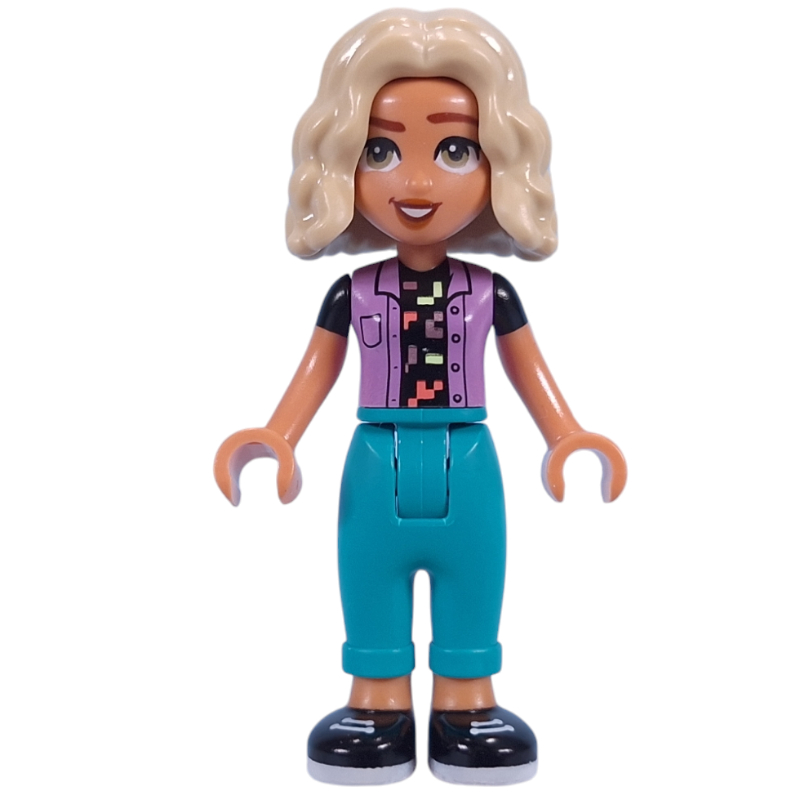 Nova — haut lavande, pantalon turquoise foncé (Nova - Lavender Top, Dark Turquoise Pants)