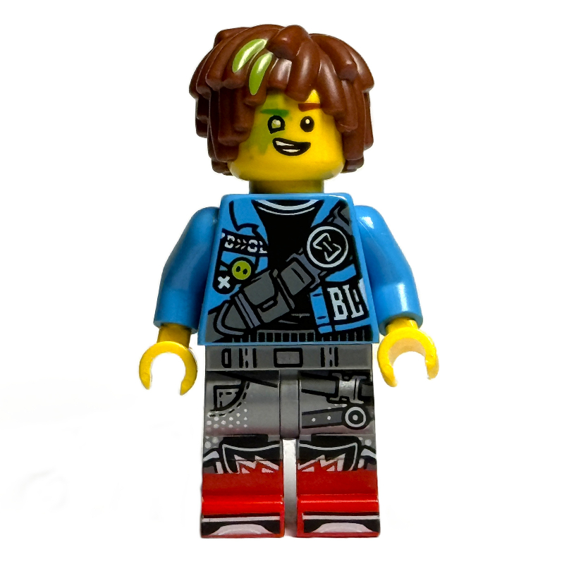 Mateo, torse azur foncé (Mateo, Dark Azure Torso)