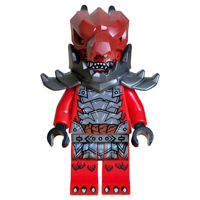 Dragonian warrior, cornes courtes, 28621pr9762 tête (Dragonian Warrior, Short Horns, 28621pr9762 Head)