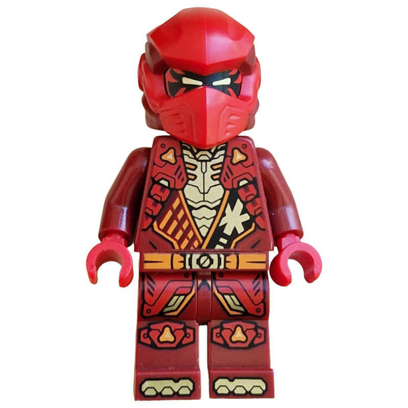 Kai, tenue rouge foncé, casque rouge (Kai, Dark Red Suit, Red Helmet)