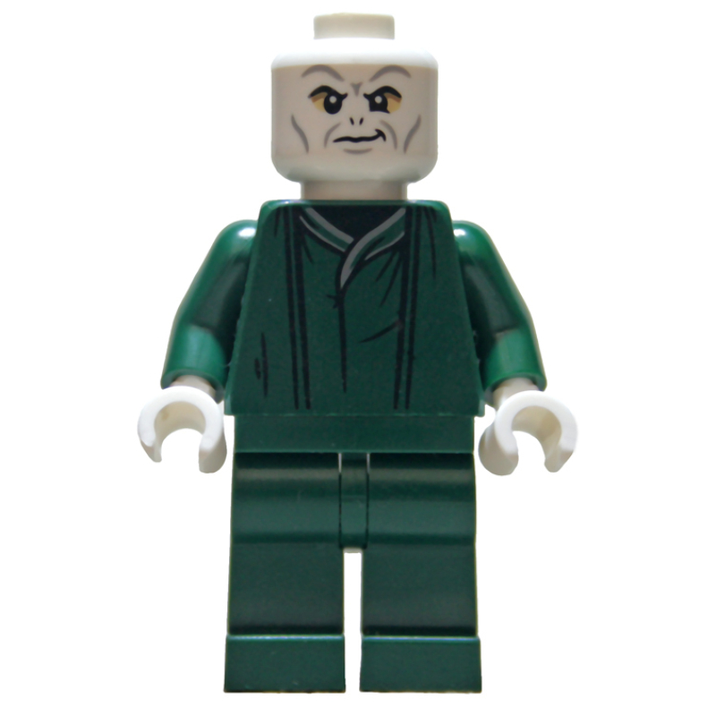 Voldemort, robe vert foncé, yeux beige (Voldemort, Dark Green Robe, Tan Eyes)