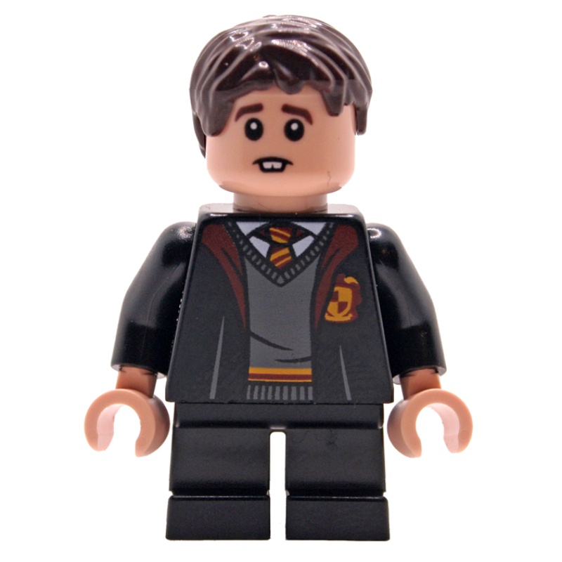 Neville Londubat, robe gryffondor ouverte, jambes courtes (Neville Longbottom, Gryffindor Robes Open, Short Legs)