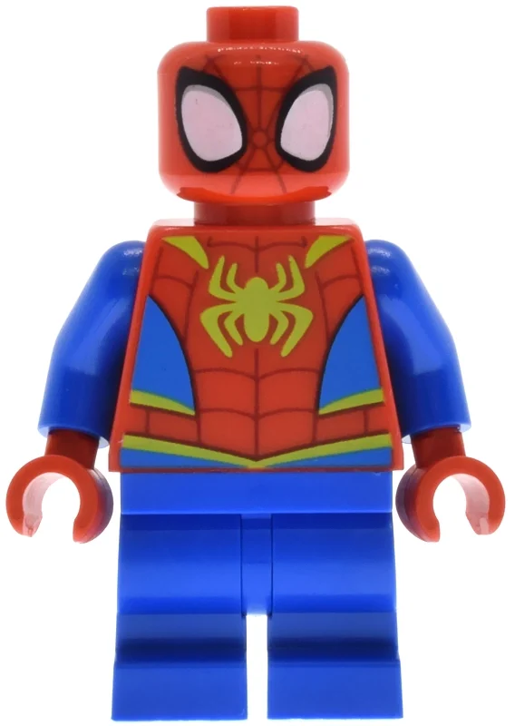 Spider-Man (spidey), jambes moyennes, motif imprimé vert citron araignée (Spider-Man (Spidey), Medium Legs, Lime Spider Print)