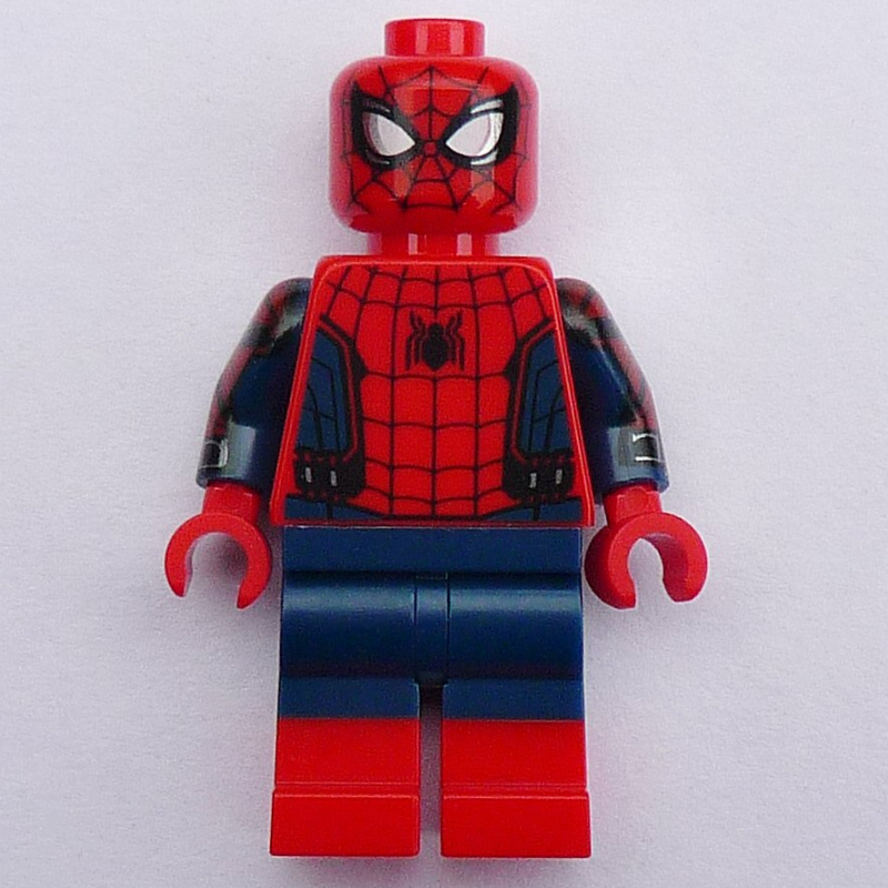 Spider-Man, costume avec bordure noire détaillée, jambes unies (Spider-Man, Suit with Detailed Black Trim, Plain Legs)