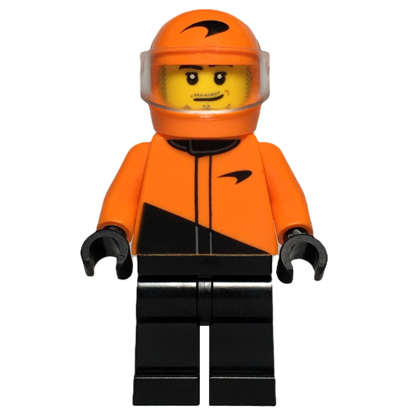 Pilote f1, mclaren, costume orange (F1 Driver, McLaren, Orange Suit)