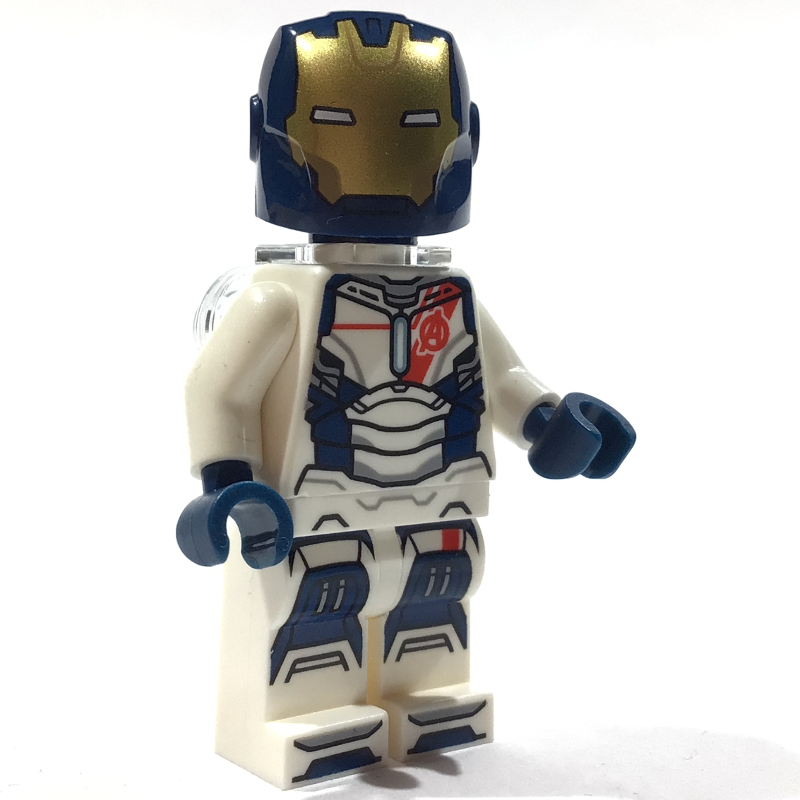 Légion de fer, tête bleu foncé, support de cou (Iron Legion, Dark Blue Head, Neck Bracket)